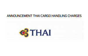ANNOUNCEMENT THAI CARGO HANDLING CHARGES